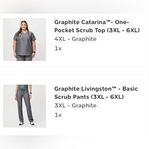 Figs Graphite Scrub Set